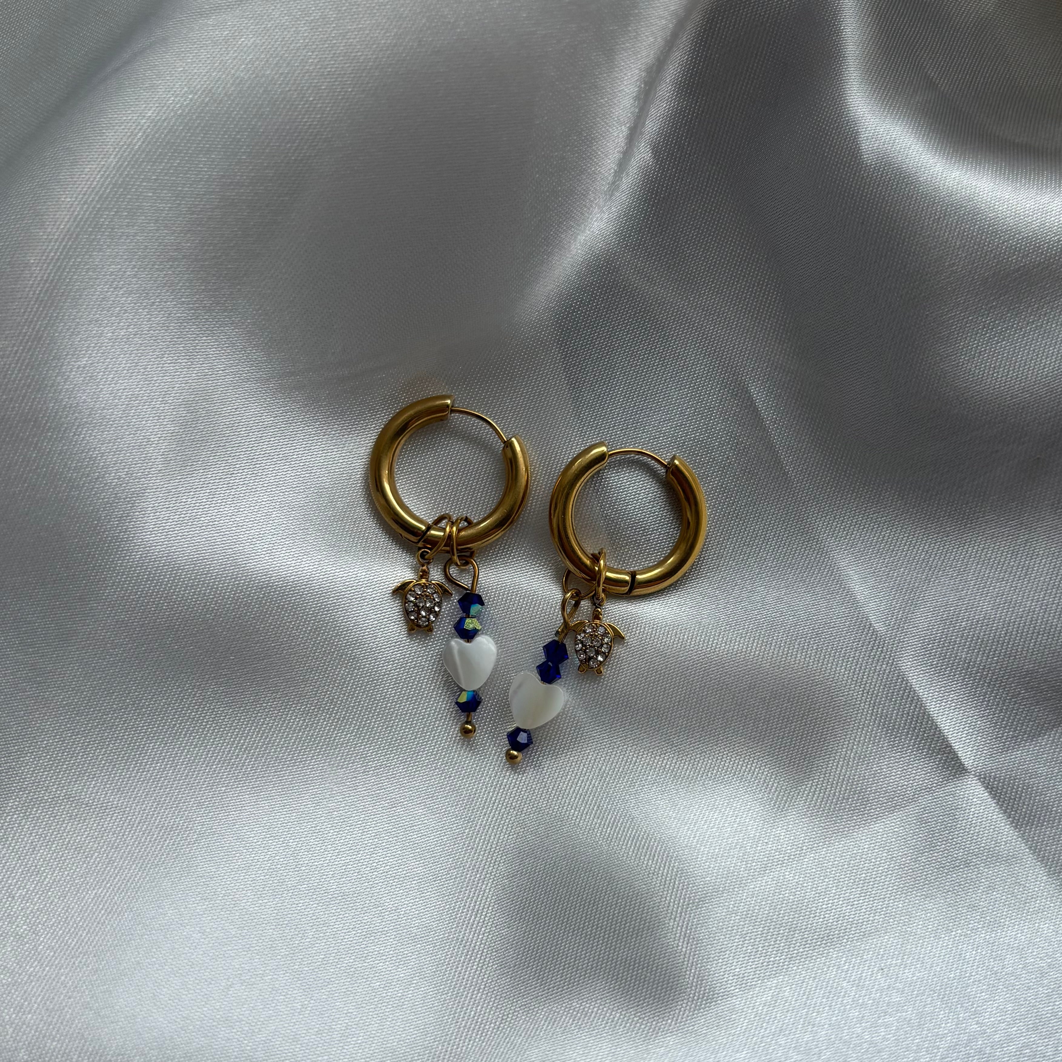 Boucles d'oreilles Océan