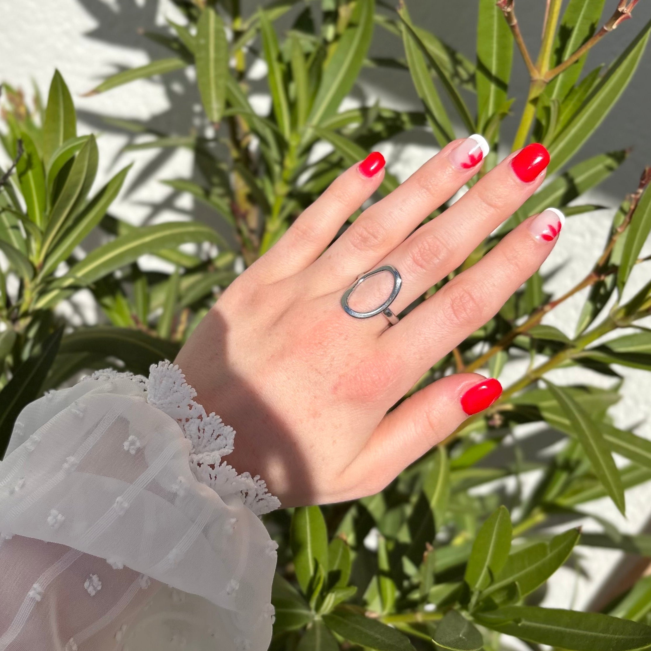 Bague Ovalia argent