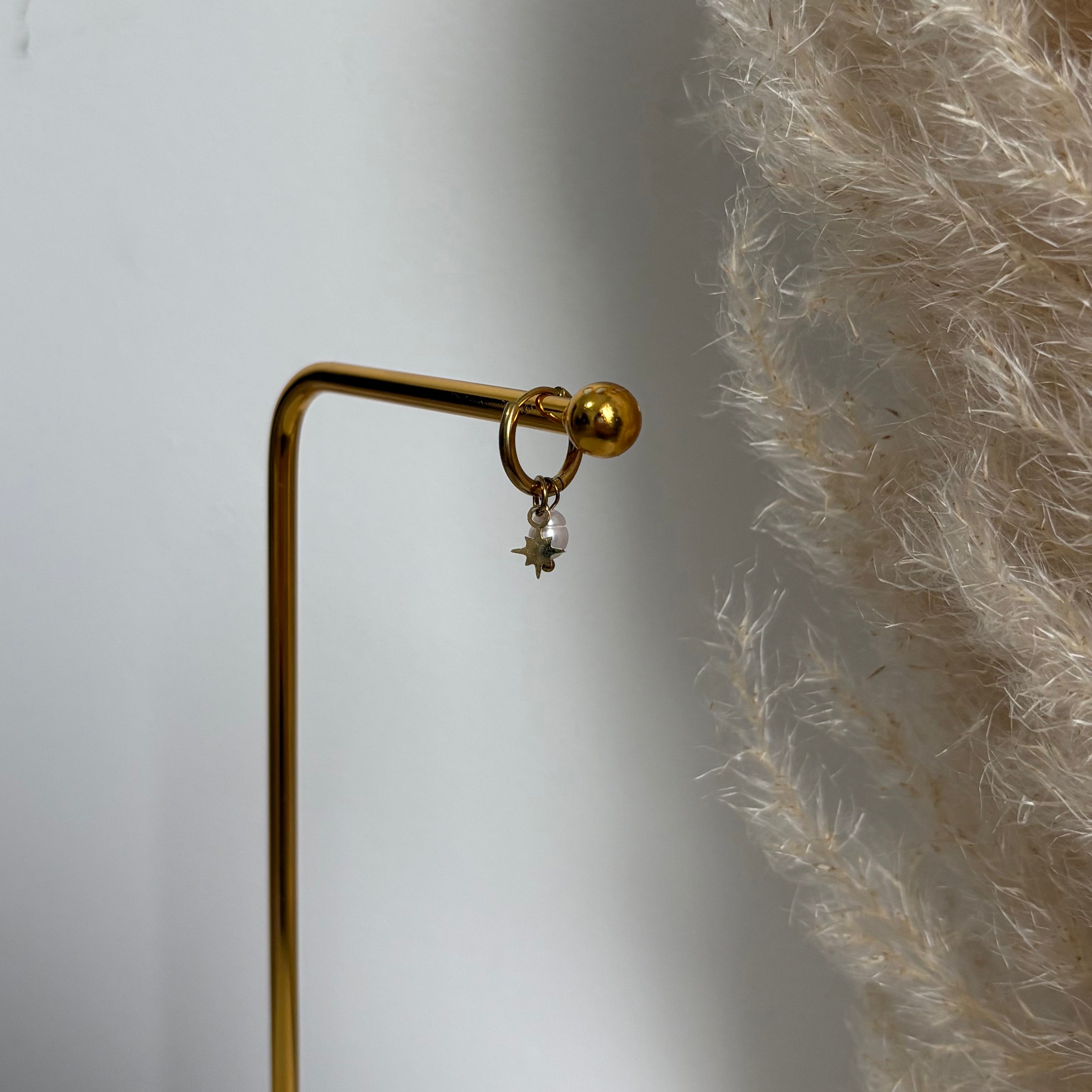 Boucles d'oreilles Perle étoilée